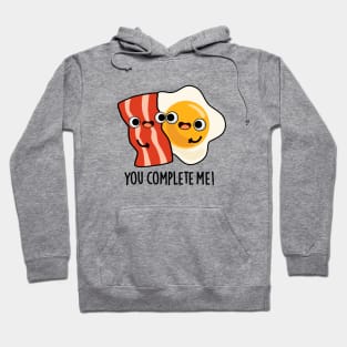 You Complete Me Cute Bacon Egg Pun Hoodie